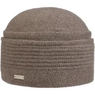 Czapki damskie - Czapka z Sukna Welnianego Yasina by Seeberger, szarobrązowy, One Size - miniaturka - grafika 1
