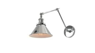 Lampy ścienne - Lumina Deco LAMPA ŚCIENNA KINKIET LOFTOWY CHROMOWANY GUBI W2 LDW B005-2 (CHR) - miniaturka - grafika 1