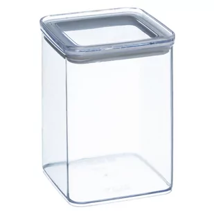 5five Simple Smart Pojemnik na żywność przezroczysty kwadratowy ze szczelną pokrywką pojemność 1 l B07DQHYQ1S - Pojemniki kuchenne - miniaturka - grafika 1