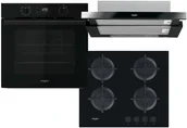 Zestawy AGD - Zestaw AGD do zabudowy Whirlpool Piekarnik OMR58CR1B + Płyta gazowa AKT 616/NB + Okap AKR 750 G K - miniaturka - grafika 1