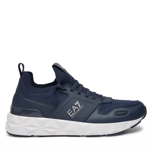 Sneakersy EA7 Emporio Armani X8X175 XK380 U060 Granatowy - Sneakersy męskie - miniaturka - grafika 1