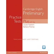 Cambridge English Preliminary Practice Tests Plus 1 with key - dostępny od ręki, wysyłka od 2,99 - Książki do nauki języka angielskiego - miniaturka - grafika 1
