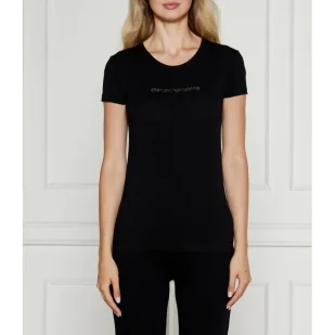 Emporio Armani T-shirt | Regular Fit - Koszulki i topy damskie - miniaturka - grafika 1