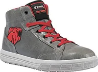 Buty sportowe męskie - UPOWER Bezpieczeństwo do bardzo miękka skóra Old Style odporne na działanie wody Predator S3 SRC u-power, szary - miniaturka - grafika 1