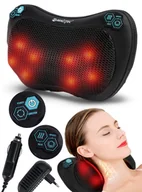 Masażery - Masażer Poduszka Masująca Shiatsu Do Pleców Karku Nóg Ciała Grzejący - miniaturka - grafika 1