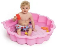 Place zabaw - piaskownica plastikowa Shell - różowy - miniaturka - grafika 1