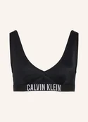 Stroje kąpielowe - Calvin Klein Góra Od Bikini Bralette Intense Power schwarz - miniaturka - grafika 1