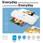 Folie do laminatora - HP Folia laminacyjna EVERYDAY A4 80 mic, 25 szt. - miniaturka - grafika 1