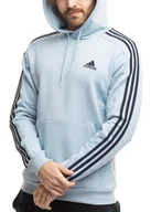 Bluzy męskie - Bluza Męska Z Kapturem adidas Essentials Sportowa Dresowa Bawełniana M - miniaturka - grafika 1