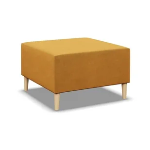 Pufa, podnóżek, Blank Kronos, 71x71x40 cm, żółty - Pufy i podnóżki - miniaturka - grafika 1