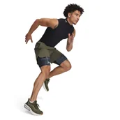 Spodnie męskie - Męskie legginsy krótkie treningowe Under Armour UA HG Armour Printed Lg Sts - czarne - miniaturka - grafika 1