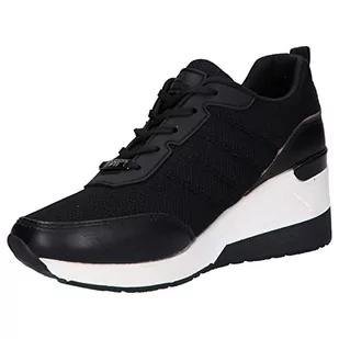 XTI Sneakersy damskie 130049, Czarny, biały, 39.5 EU - Sneakersy damskie - miniaturka - grafika 1