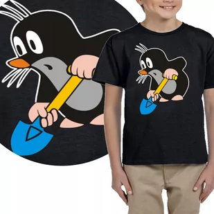 104 KOSZULKA DZIECIĘCA KRECIK 0449 RUMCAJS CZARNA - Moda i Uroda OUTLET - miniaturka - grafika 1