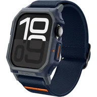 Akcesoria do smartwatchy - Spigen Etui z paskiem Lite Fit Pro do Apple Watch 10 46 mm, granatowe - miniaturka - grafika 1