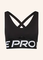 Biustonosze - Nike Biustonosz Sportowy Pro Indy Plunge schwarz - miniaturka - grafika 1