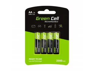 Green Cell Akumulator Green Cell 4x AA HR6 2000mAh GR02 - Ładowarki i akumulatory - miniaturka - grafika 2