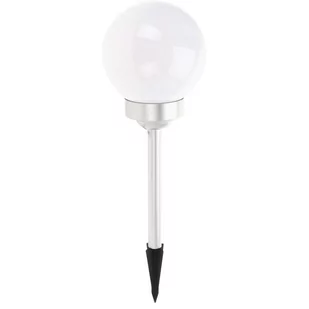Lampa solarna kula, Ø 15 x 47 cm, 4 diody LED, biała - Lampy ogrodowe - miniaturka - grafika 1
