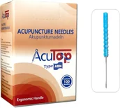Meble i wyposażenie gabinetów medycznych - Igły do akupunktury z plastikowym uchwytem pokryte silikonem (AcuTop typ ABN) - miniaturka - grafika 1