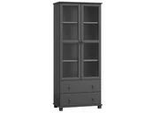 Witryny - Witryna drewniana nr2 szara - miniaturka - grafika 1