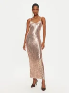 Sukienki - Rinascimento Sukienka wieczorowa CFC0121687003 Złoty Regular Fit - miniaturka - grafika 1