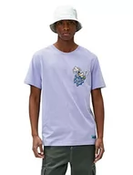 Koszulki męskie - Koton Męski t-shirt Bugs Bunny Oversized Back Printed Licensed, fioletowy (353), L - miniaturka - grafika 1