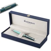 Zestawy piśmiennicze - Długopis Waterman Hémisphère Color-Block Green CT z grawerem - miniaturka - grafika 1