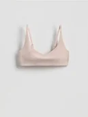 Biustonosze - Reserved - Miękki biustonosz - pastelowy róż - miniaturka - grafika 1