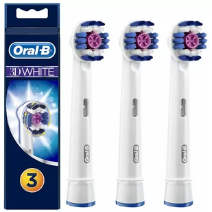 3X Oryginalne Końcówki Do Szczoteczki Oral-B 3D White Eb18 - Końcówki do szczoteczek elektrycznych - miniaturka - grafika 1