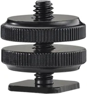 Tulejki, adaptery, redukcje do aparatów - Novoflex Blitzschuhadapter mit 1/4 -Gewinde - miniaturka - grafika 1