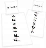 Pościel - Komplet pościeli Friends Przyjaciele 140x200 Prezent dla Singla Bawełna - miniaturka - grafika 1