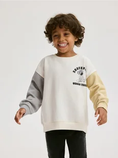 Reserved - Bawełniany longsleeve - złamana biel - Bluzki dla niemowląt - miniaturka - grafika 1