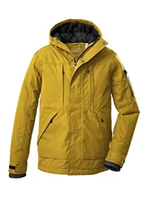 Kurtki i płaszcze dla chłopców - Killtec Chłopięca kurtka outdoorowa/kurtka funkcyjna z kapturem KOW 189 BYS JCKT, wypalana żółta, 152, 38480-000 - grafika 1