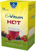 Witaminy i minerały - Oleofarm C-Vitum Hot Suplement Diety 10 Saszetek - - miniaturka - grafika 1
