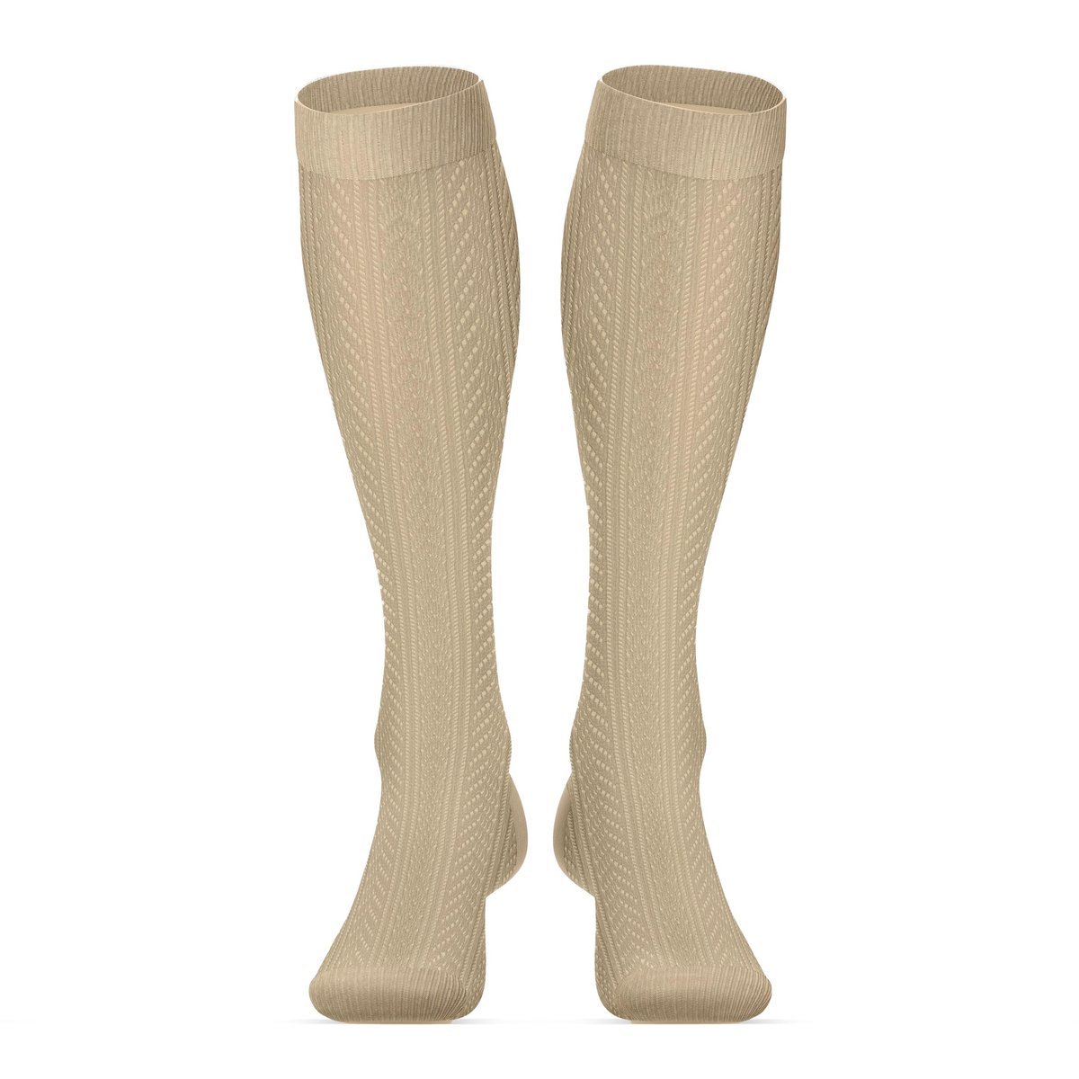 Podkolanówki Ażurowe Jodełka -37-41