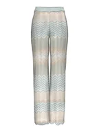 Spodnie sportowe damskie - ONLY Spodnie "Alvira" w kolorze błękitno-beżowym - miniaturka - grafika 1