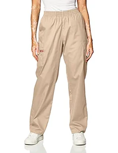 Dickies Damskie spodnie medyczne, khaki, XL - Spodnie damskie - miniaturka - grafika 1