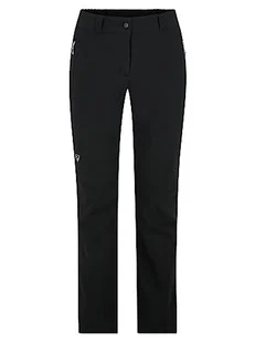 Ziener TALPA damskie spodnie funkcyjne outdoorowe/softshellowe, wiatroszczelne, oddychające, czarne, rozmiar 46 - Spodnie damskie - miniaturka - grafika 1
