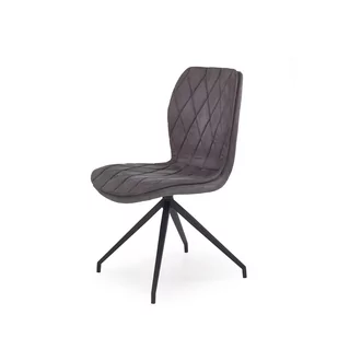 Krzesło Metalowe K-237 Czarny /  Popiel Halmar - Krzesła - miniaturka - grafika 1