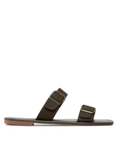 Bassano Klapki 23302MDY Zielony - Klapki i japonki damskie - miniaturka - grafika 1