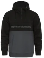 Bluzy męskie - bluza męska HORSEFEATHERS FULTON SWEATSHIRT black/gray - miniaturka - grafika 1