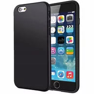 Etui i futerały do telefonów - Etui Do Iphone 7/8/Se 2020 Gumowe Obudowa Czarne Matowe Silikon Pokrowiec - miniaturka - grafika 1
