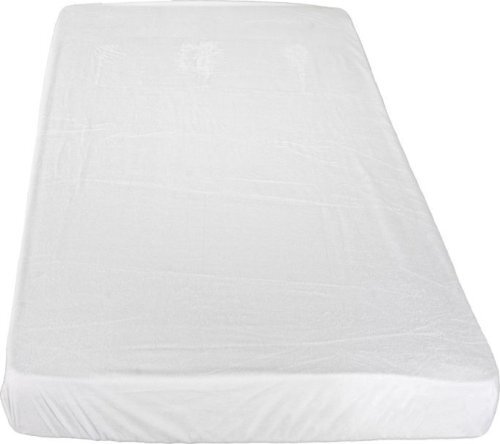 Kvalitex Nieprzepuszczalne prześcieradło frotte zpoliuretan białe 100x200cm