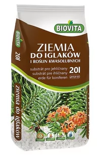 Biovita Ziemia do iglaków pH 4,5-5,5 20l - Ziemia ogrodowa - miniaturka - grafika 1