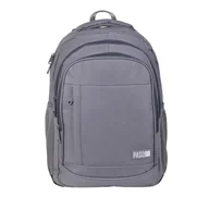 Plecaki - Plecak Podróżny Szary Paso Pojemny Idealny Na Wyjazdy Na Codzień - miniaturka - grafika 1