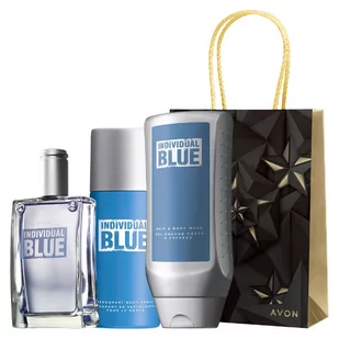 Avon Individual Blue, zestaw kosmetyków, 3 szt. + torebka prezentowa - Zestawy perfum męskich - miniaturka - grafika 2