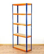 Szafy i regały magazynowe - Regał Helios magazynowy metalowy HNO_196X120X40_5_350 ilość półek 5 nośność 350 kg / Wamar-Sosenka - miniaturka - grafika 1