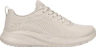 Buty sportowe damskie - Skechers Skechers damskie buty sportowe Memory Foam BOBS Squad Chaos 117209 NUDE 36,5 - miniaturka - grafika 1