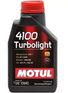 Oleje silnikowe - Motul 4100 Turbolight 10W-40 1L - miniaturka - grafika 1