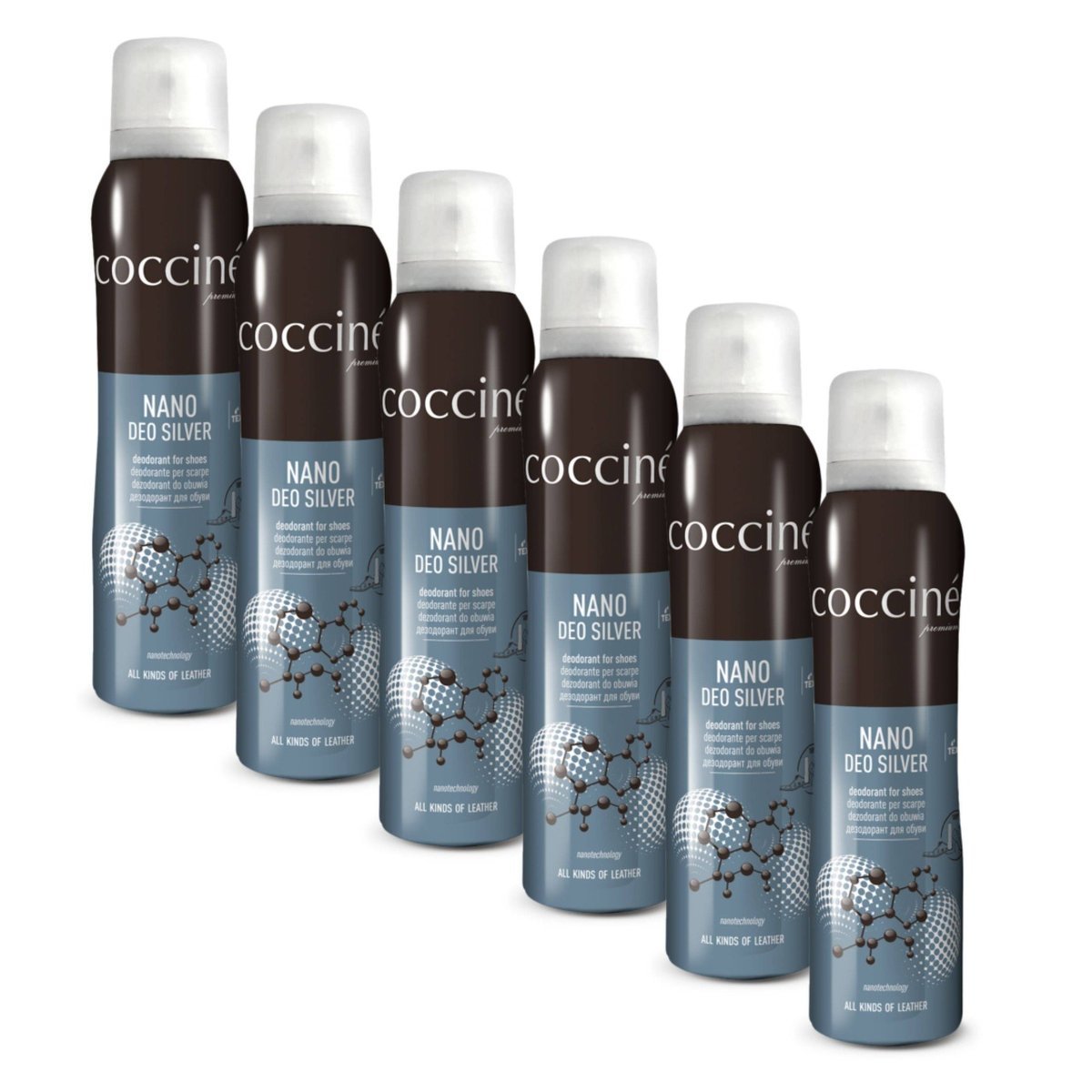 6X ZEST. COCCINE DEZODORANT NANO DEO SILVER 150 ml