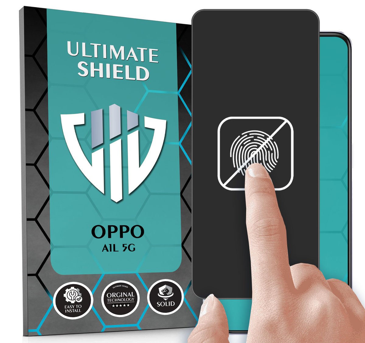 FOLIA DO OPPO A1I 5G HYDROŻELOWA MATOWA BRAK ODCISKÓW CAŁY EKRAN 5D